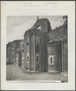 Civita Castellana - Abbazia di Santa Maria a Falleri - Abside esterno