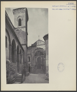 Enna - Chiesa di San Tommaso e Chiesa di San Cataldo - Portico, campanile e facciata