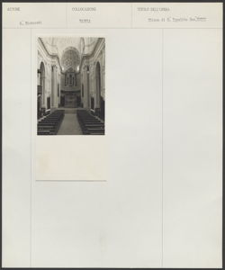 Faenza - Chiesa di Sant'Ippolito - Navata centrale e zona absidale
