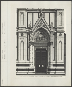 Firenze - Chiesa di Santa Croce - Porta destra