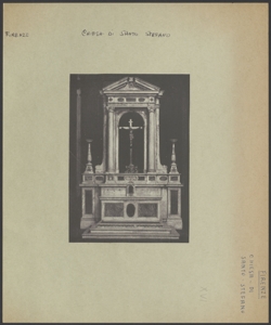 Firenze - Chiesa di Santo Stefano - Altare maggiore