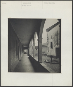 Follina - Abbazia - Portico