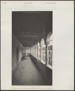 Follina - Abbazia - Portico superiore