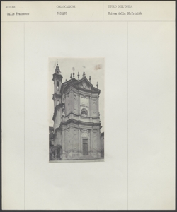 Fossano - Chiesa della Santissima Trinità - Facciata