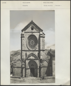 Fossanova - Chiesa Abbaziale - Facciata