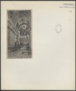 Germignaga - Chiesa Parrocchiale - Navata centrale e zona absidale
