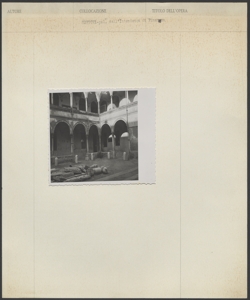Mantova - palazzo dell'Intendenza di Finanza - Portico e cortile
