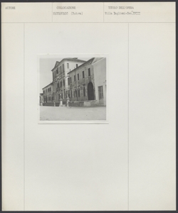 Massansago - Villa Baglioni - Facciata