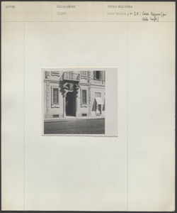 Milano - Casa Negroni, poi Aldo Crespi - Parte della facciata