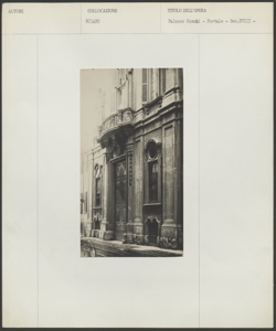 Milano - Palazzo Cusani - Portale