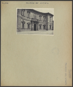 Milano - Palazzo del Senato - Facciata