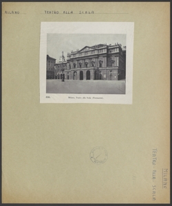 Milano - Teatro alla Scala - Facciata