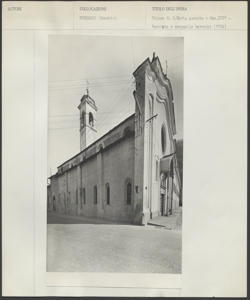 Morbegno - Chiesa di Santa Maria Assunta - Facciata, parte laterale sinistra e campanile