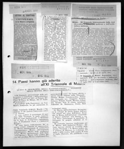 Manifestazioni in Italia - Milano - XI Triennale Internazionale delle Arti decorative e industriali moderne e dell'architettura moderna, sta in NOTIZIARIO DELLA CONFEDERAZIONE GENERALE DELL'INDUSTRIA ITALIANA - periodico