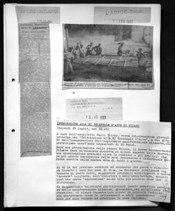 INTRODUZIONE ALLA XI TRIENNALE D'ARTE DI MILANO, sta in RADIO E T.V. - periodico