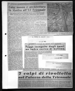 A POCHI GIORNI DALLA INAUGURAZIONE - Casa, museo e architettura in Mostra all'XI Triennale - Nel palazzo del Parco febbrile lavoro per l'allestimento della rassegna che è fra le più importanti del mondo, sta in IL POPOLO DI MILANO - quotidiano