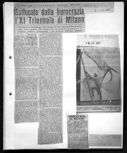 TRIENNALE DI MILANO, sta in NAPOLI NOTTE - quotidiano