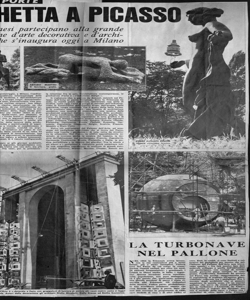 LA TRIENNALE APRE LE PORTE - DALLA FORCHETTA A PICASSO - Venti paesi partecipano alla grande esposizione d'arte decorativa e d'architettura che s'inaugura oggi a Milano, sta in IL GIORNO - quotidiano