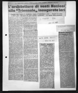 A MILANO ALLA PRESENZA DEL CAPO DELLO STATO - L'architettura di venti Nazioni alla 