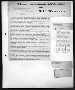 Mostra internazionale dell'abitazione alla XI Triennale, sta in RIVISTA DELL'ARREDAMENTO - Periodico