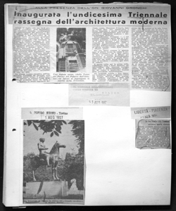 Alla Triennale di Milano la statua del 