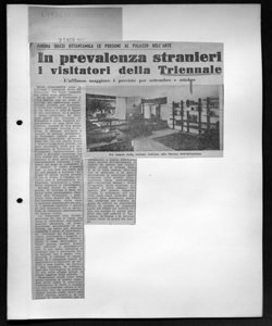 FINORA QUASI OTTANTAMILA LE PERSONE AL PALAZZO DELL'ARTE - In prevalenza stranieri i visitatori della Triennale - l'afflusso maggiore è previsto per settembre e ottobre, sta in L'ITALIA - quotidiano