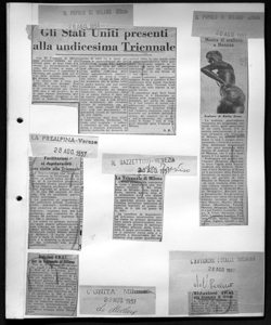Gli Stati Uniti presenti alla XI Triennale, sta in IL POPOLO DI MILANO - quotidiano
