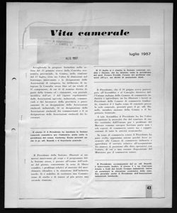 VITA CAMERALE, sta in STUDI E STATISTICHE - periodico