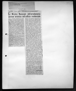 PER UNA CASA MODERNA E FUNZIONALE - La Mostra Nazionale dell'arredamento cornice artistica dell'edilizia residenziale, sta in IL GIORNALE DELL'INGEGNERE - periodico