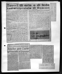 Tesori di arte e di fede nell'arcipretale di Domaso, sta in L'ORDINE - quotidiano