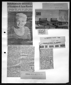 MOVIMENTATO INTERMEZZO al ricevimento di Jayne Mansfield - Allontanata dalla polizia una stellina italiana che voleva misurarsi con la bionda americana, sta in CORRIERE DELLA SERA - quotidiano