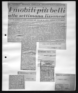 IL NONO ANNO DELLA MANIFESTAZIONE - i mobili più belli alla settimana lissonese - 1850 ditte produttrici di mobilio partecipano agli affari per un volume complessivo di 15 miliardi, sta in PAESE SERA - quotidiano