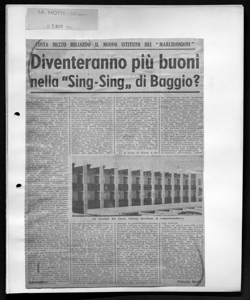 COSTA MEZZO MILIARDO IL NUOVO ISTITUTO DEI 