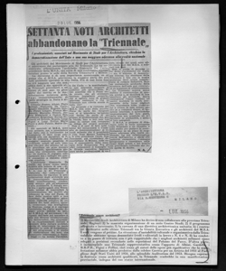 Settanta noti architetti abbandonano la 
