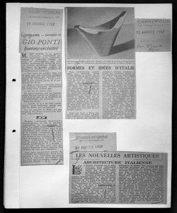 LES NOUVELLES ARTISTIQUES/ARCHITECTURE ITALIENNE, sta in LES NOUVELLES LITTÈRAIRES - quotidiano