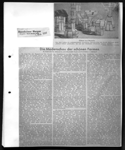 Die Modenschau Der Schönen Formen, sta in MANNHEIMER MORGEN - quotidiano