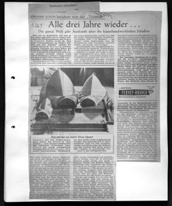 Alle drei Jahre wieder¿ Die ganze Welt gibt Auskunft über ihr kunsthandwerkliches Schaffen, sta in HAMBURGER ABENDBLATT. - quotidiano