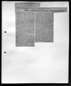 Mailänder Triennale lässt Mass und Ausgeglichenheit erkennen, sta in WIESBADENER KURIER - quotidiano