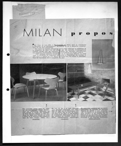 MILAN propose¿, sta in FEMINA PRATIQUE - periodico