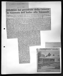Padiglione sardo, sta in AVANTI! - quotidiano