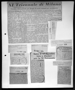 CONCORSI VARI - TESSUTI A CONCORSO - L'undicesima triennale di Milano ha bandito un concorso, sta in NUOVA ENIGMISTICA TASCABILE - periodico