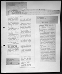 La XI TRIENNALE di Milano bandisce un concorso, sta in LA PRODUZIONE ITALIANA ED ESTERA - periodico