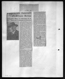 Imponenti funerali di Ettore Reina - L'omaggio di Monza al sindacalist che dedicò l'intera vita al movimento dei lavoratori, sta in AVANTI! - quotidiano