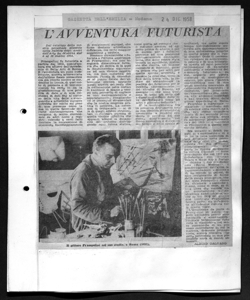 L'AVVENTURA FUTURISTA, sta in GAZZETTA DELL'EMILIA - quotidiano
