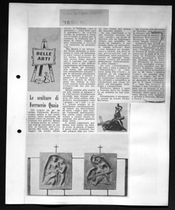 Le sculture di Ferruccio Quaia, sta in DIFESA DEL POPOLO - periodico