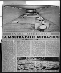 LA TRIENNALE DI MILANO - LA MOSTRA DELLE ASTRAZIONI, sta in L'ESPRESSO - periodico