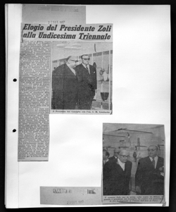 Il senatore Zoli, sta in GAZZETTA DEL POPOLO - quotidiano