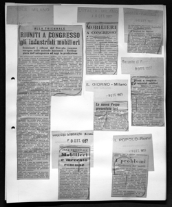 ALLA TRIENNALE - RIUNITI A CONGRESSO gli industriali mobilieri - Esaminati i riflessi del Mercato comune europeo sulle aziende nazionali - Raddoppiata dall'anteguerra ad oggi la produzione, sta in IL SOLE - quotidiano