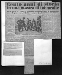 Cento anni di storia in una mostra di fotografie - Dalla guerra di Crimea all'esposizione di Chicago - Sfilata di personaggi famosi - Il primo servizio di fotoreportage - Quando l'Europa era 