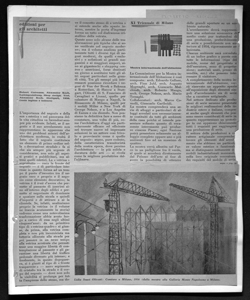 Mostra internazionale dell'abitazione - Notizie sulla mostra del disegno industriale alla Undicesima Triennale, sta in DOMUS - periodico